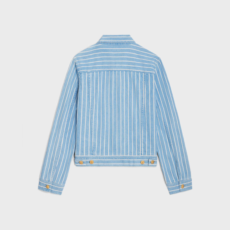 CELINE trucker jacket in lightweight denim outlook