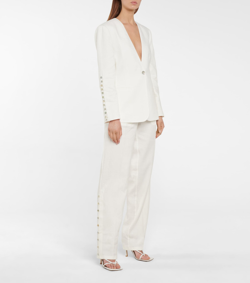 Altuzarra Fern linen-blend blazer outlook