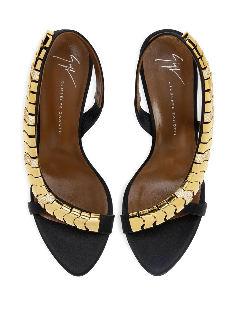 90mm Gz Dafne rhinestones-embellished sandals 4