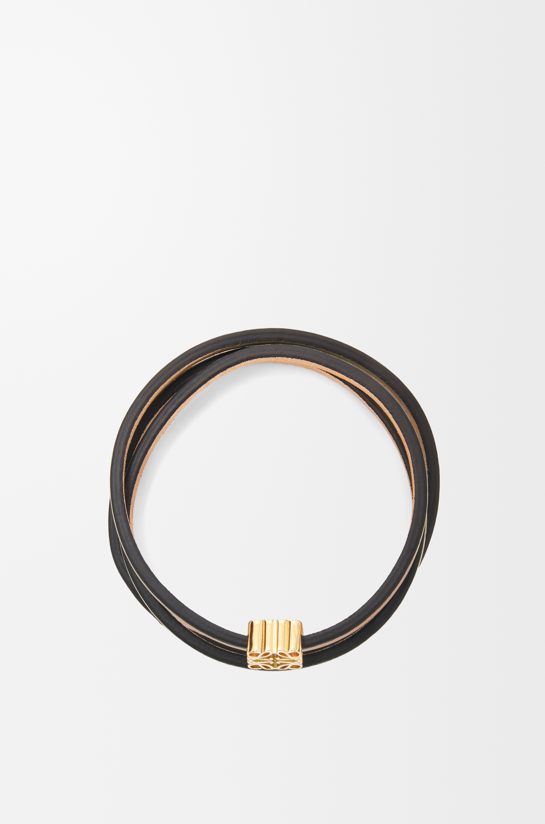 Twist bangle in calfskin - 2