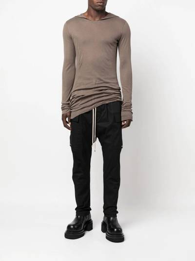 Rick Owens drop-crotch track pants outlook