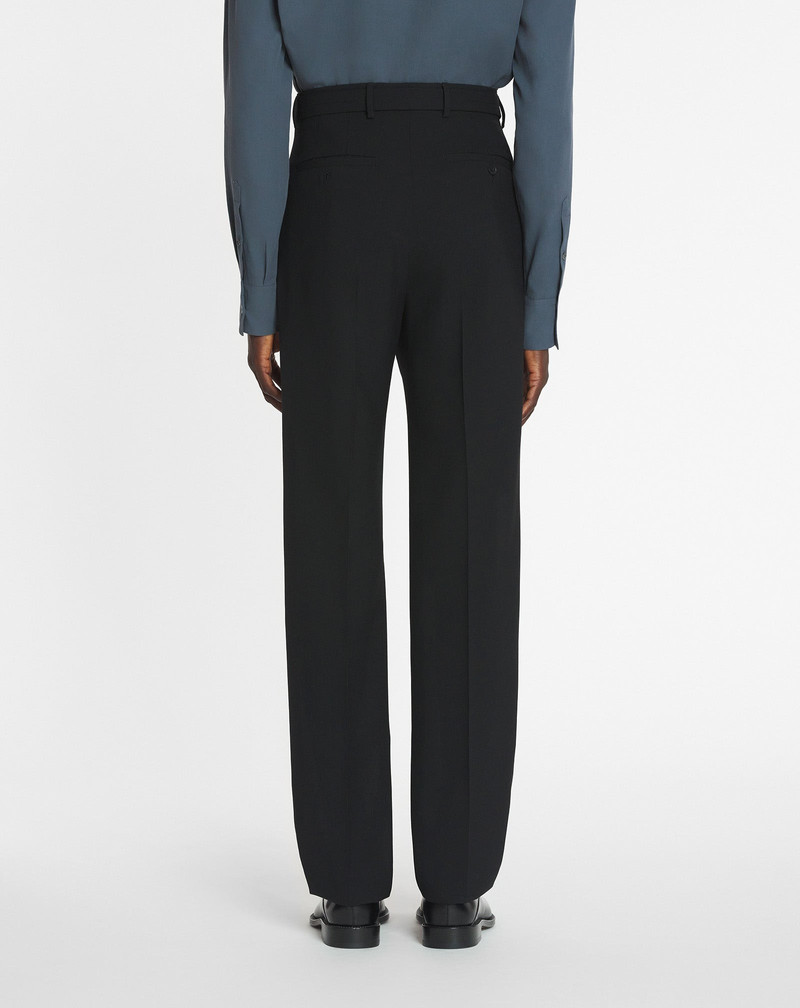 STRAIGHT FIT WOOL PANTS 4
