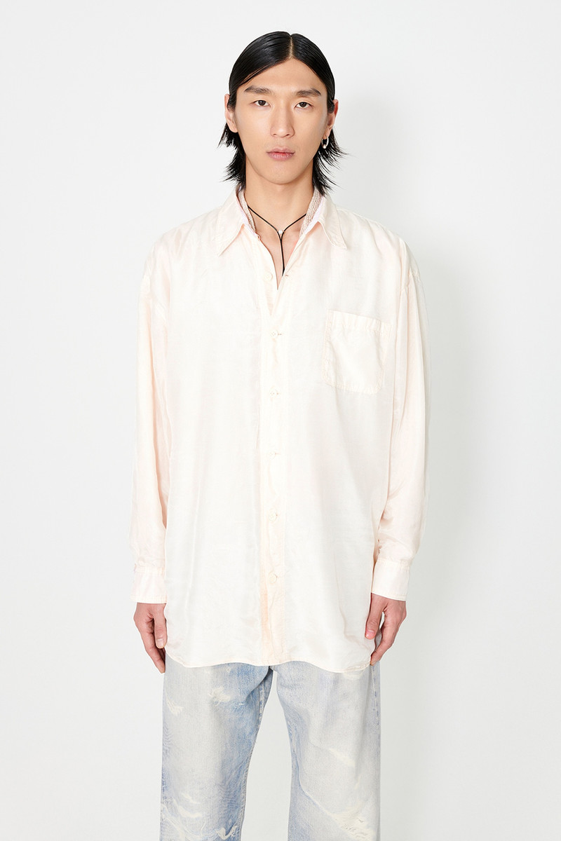 Our Legacy Darling Shirt Champagne Cotton Silk outlook