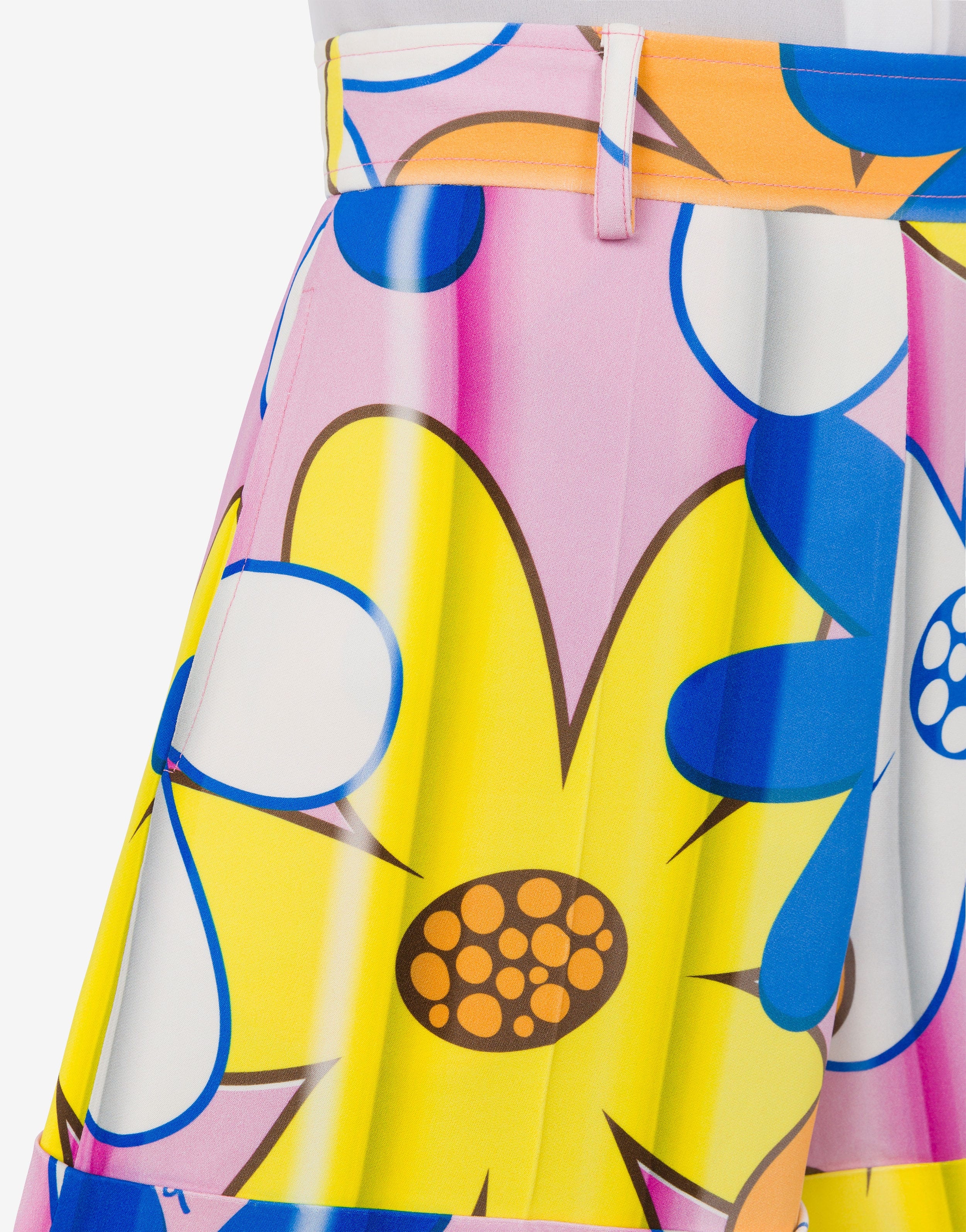 ALL-OVER FLOWERS SATIN SHORTS - 4