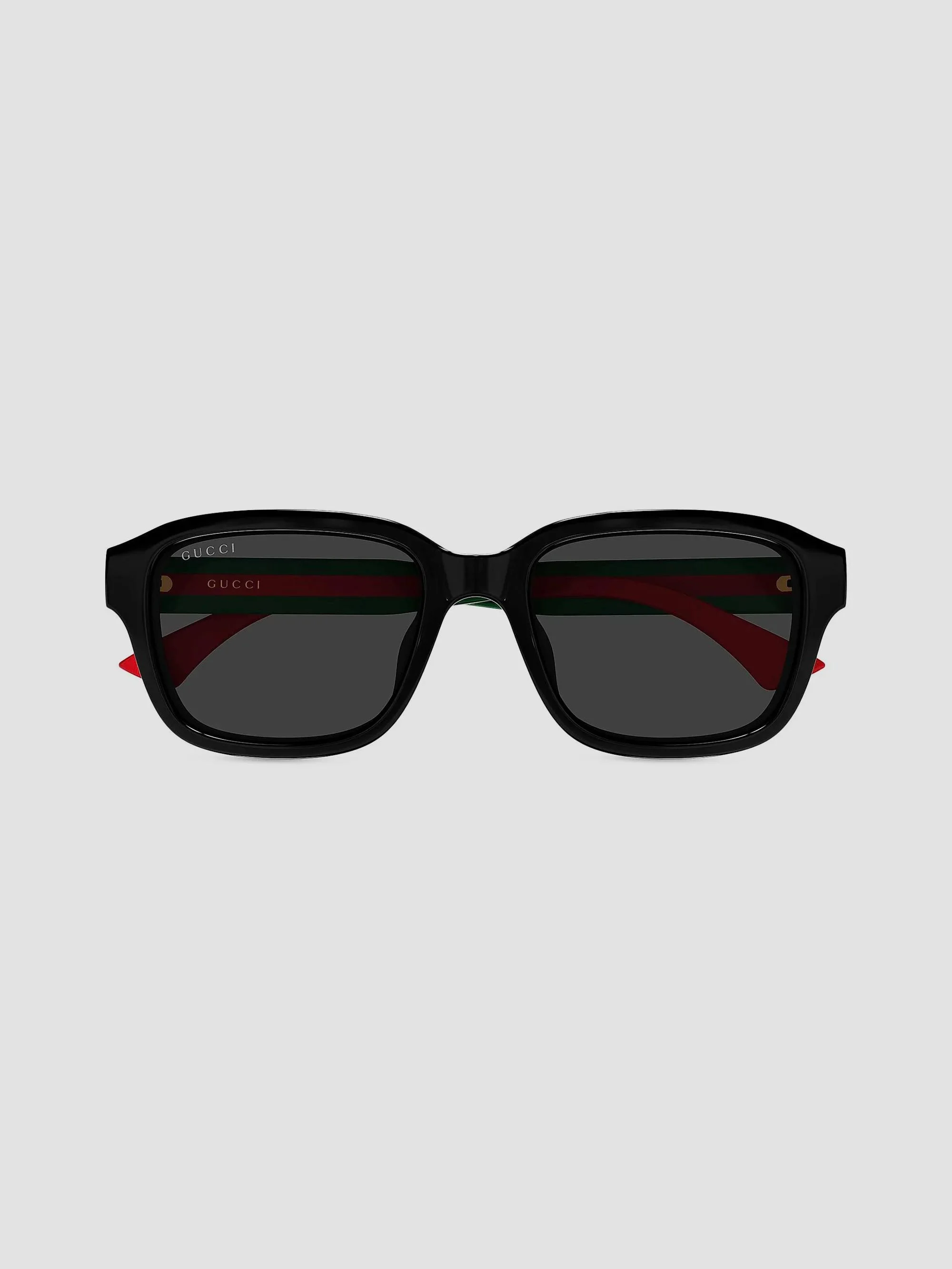 Men's New Pop Web 55MM Square Sunglasses - Black - 1