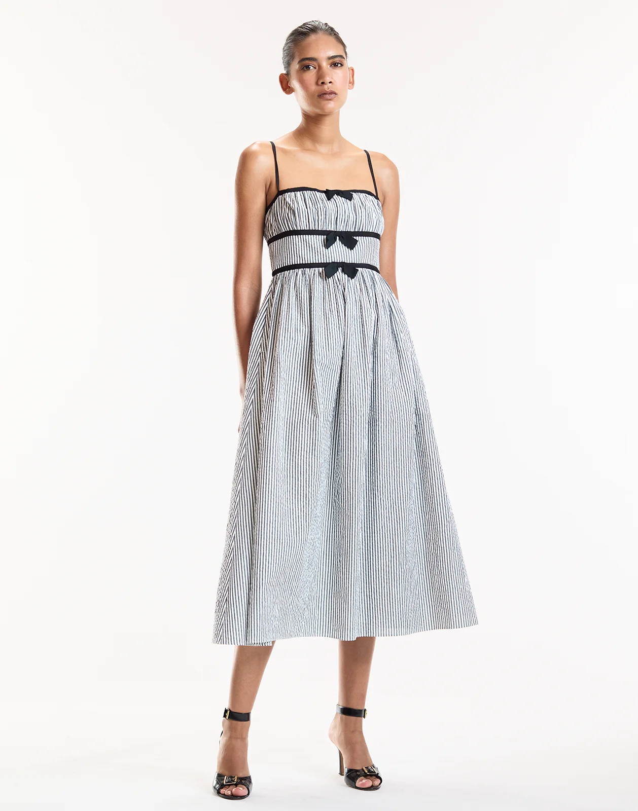 Clara Seersucker Dress - 1