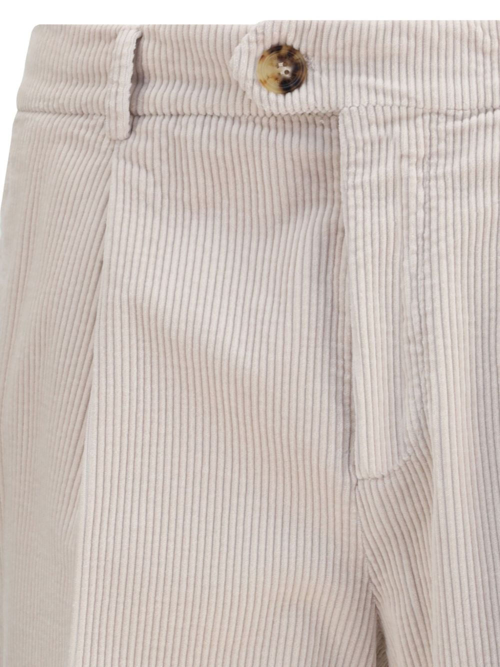 pleated corduroy trousers - 4