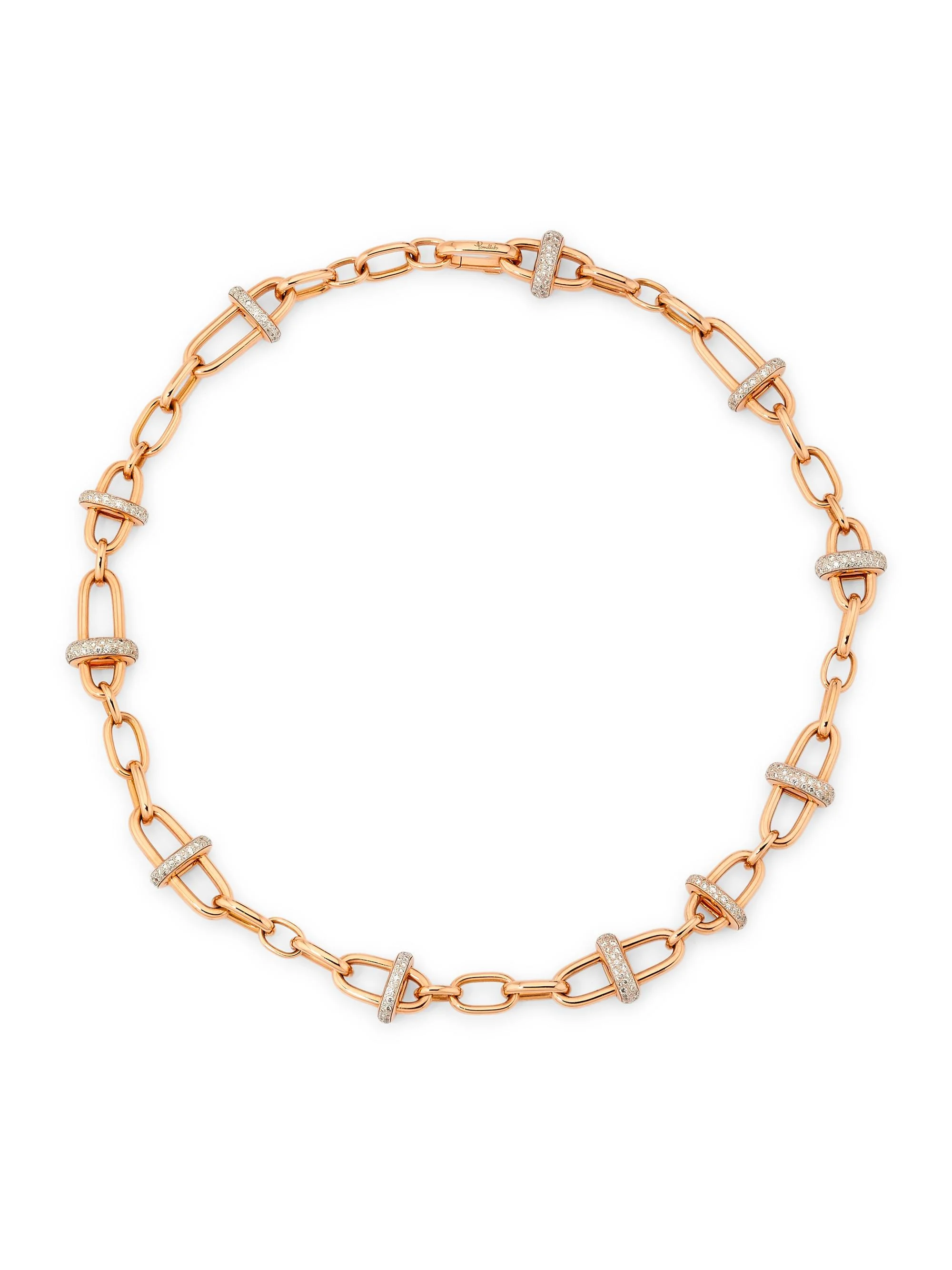 Women's Iconica 18K Rose Gold & 4.56 TCW Diamond Necklace - Rose Gold - 1