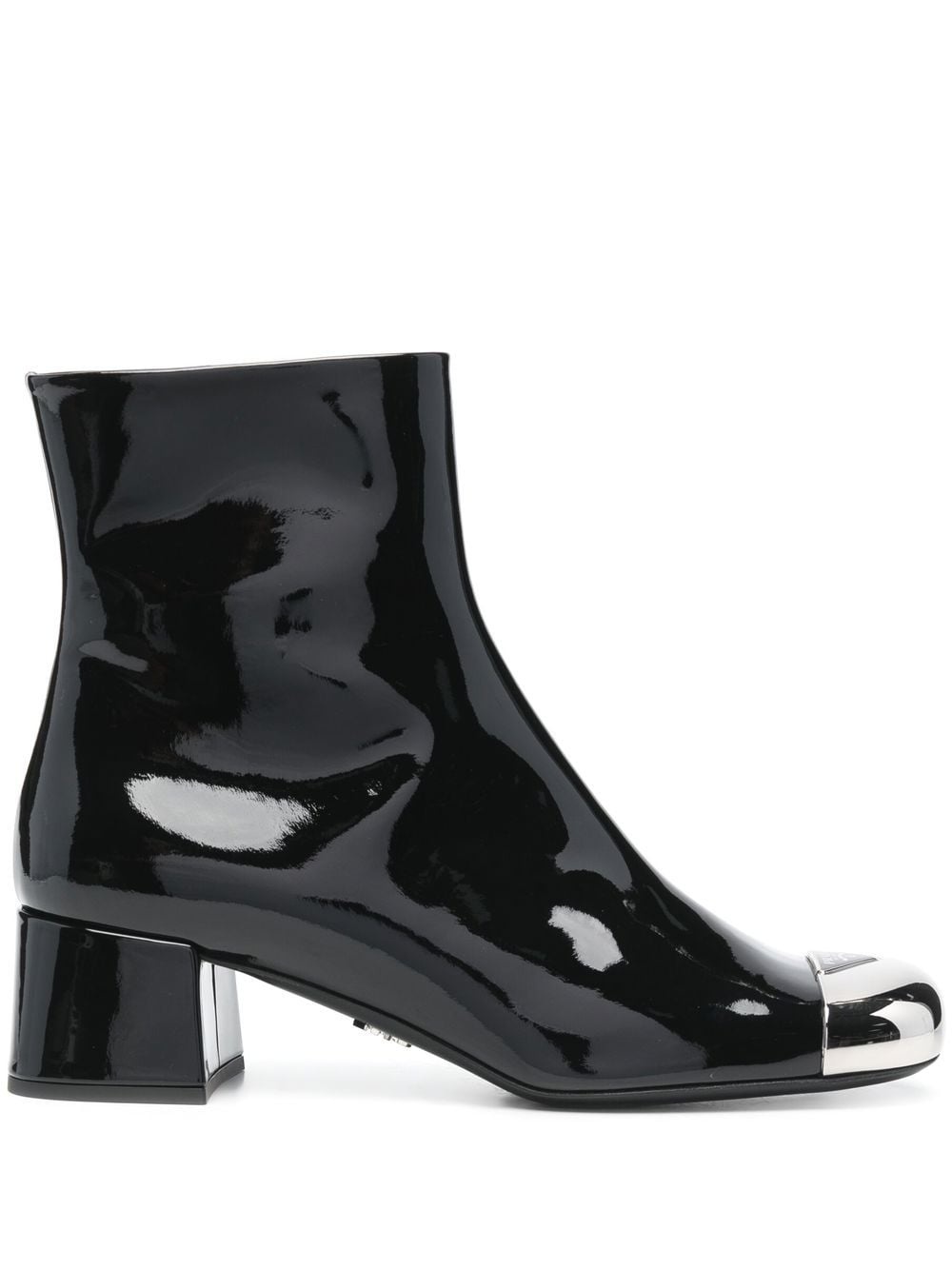 triangle logo plaque boots - 1