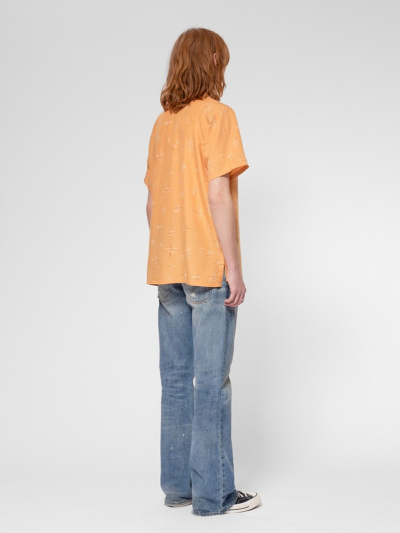 Arvid 50s Hawaii Shirt Ochre 3