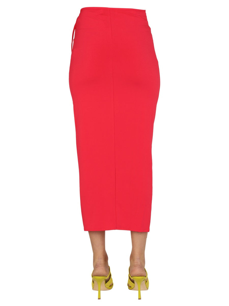 Self-Portrait Women Jersey Skirt - 4