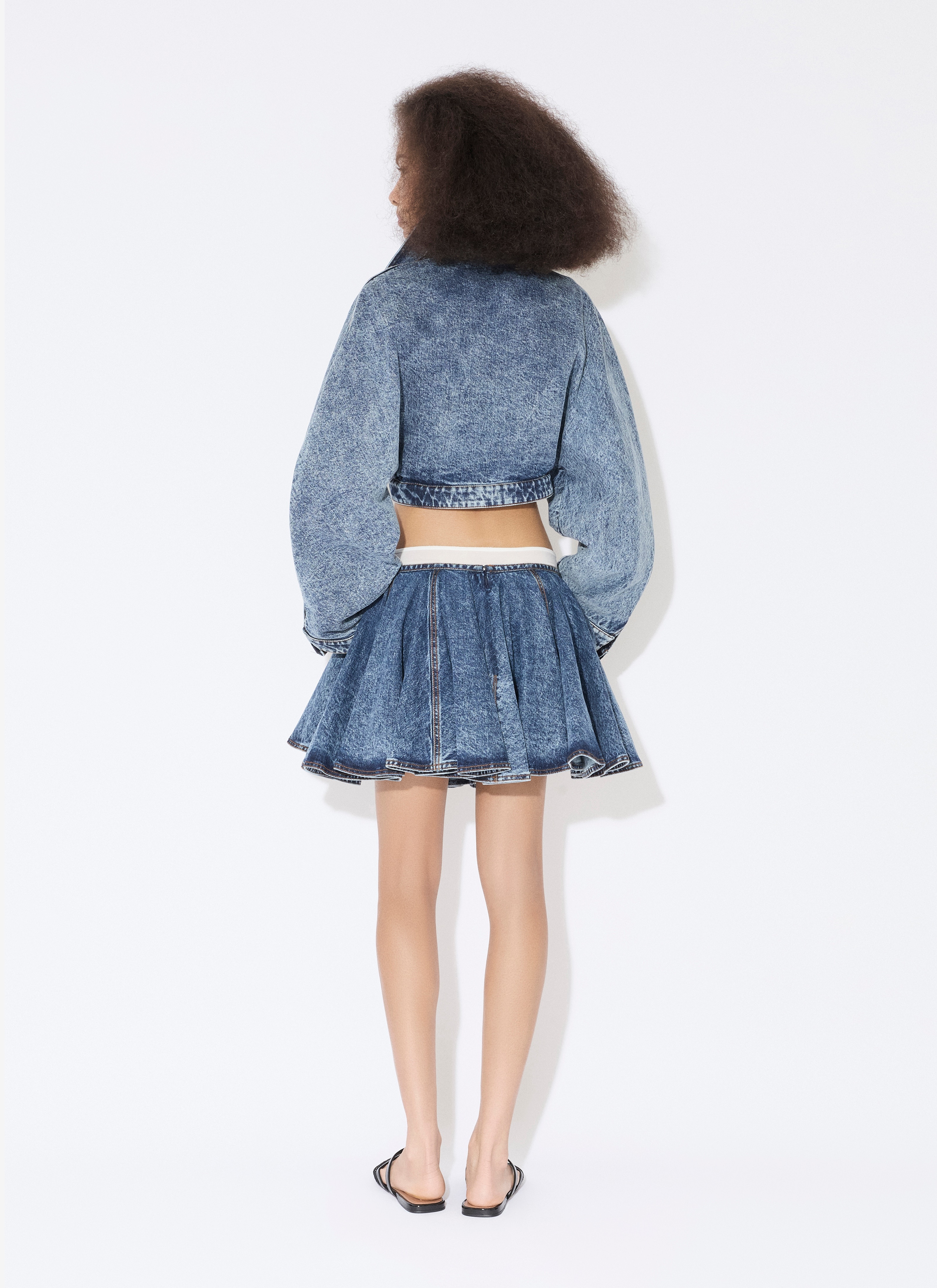 DENIM SPIRAL JACKET - 3
