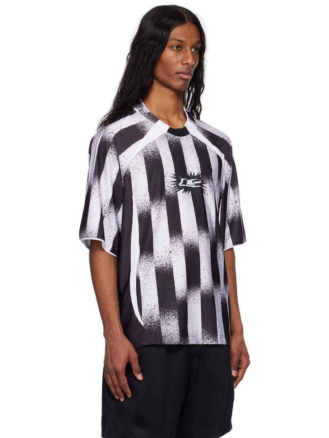 Black & White Antonio Carrau Edition Torn Jersey - 2