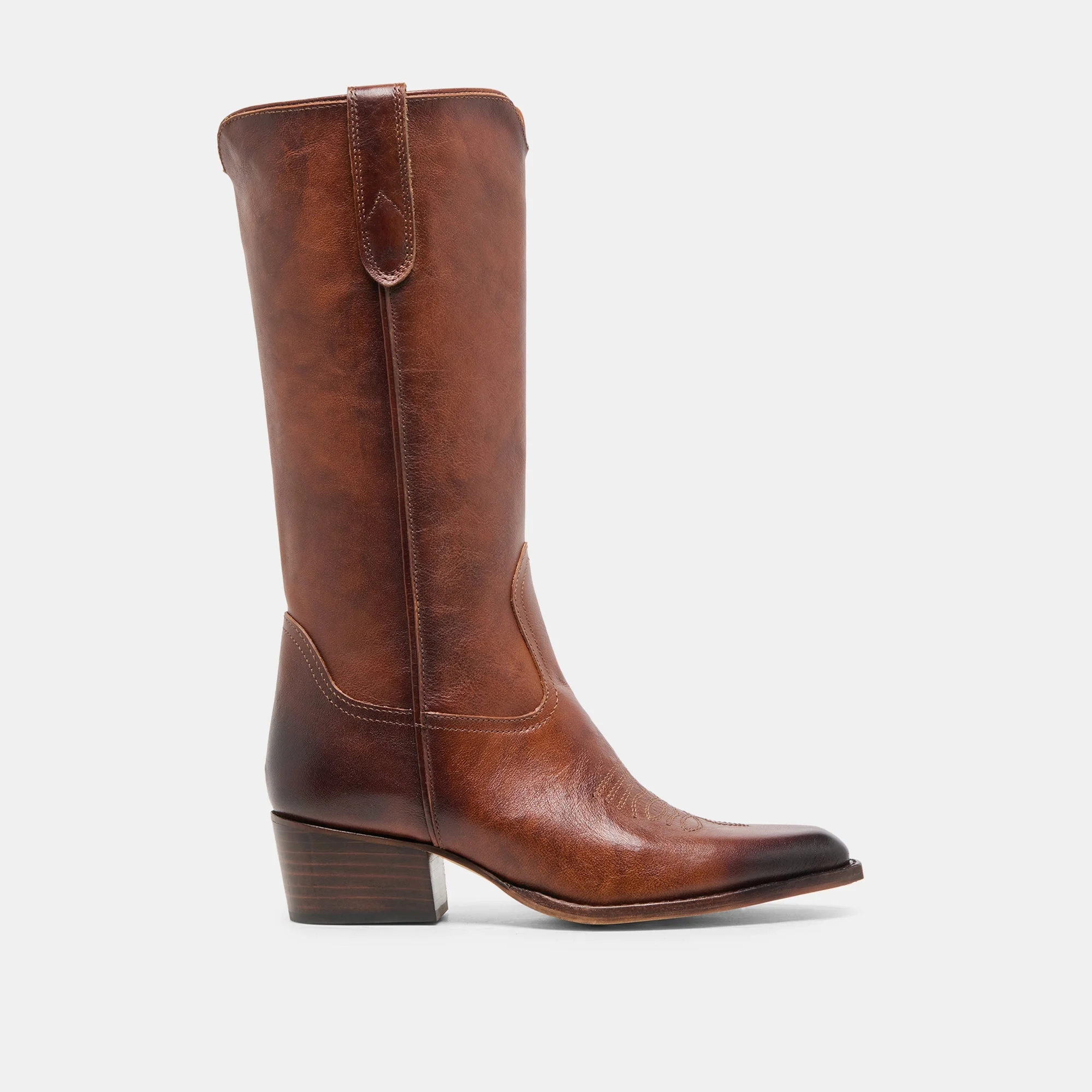 VIGLA BOOTS CHESTNUT LEATHER - 1