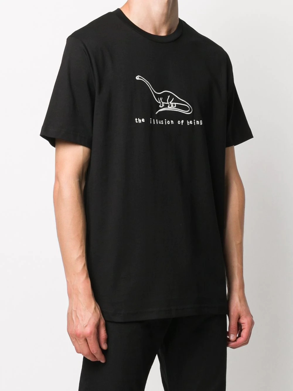 dinosaur embroidery T-shirt - 3