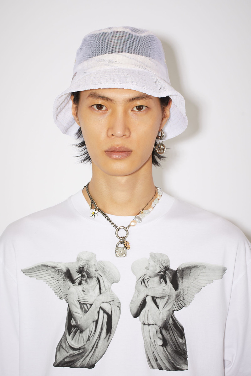 Peace sign earring - Antique Silver 3