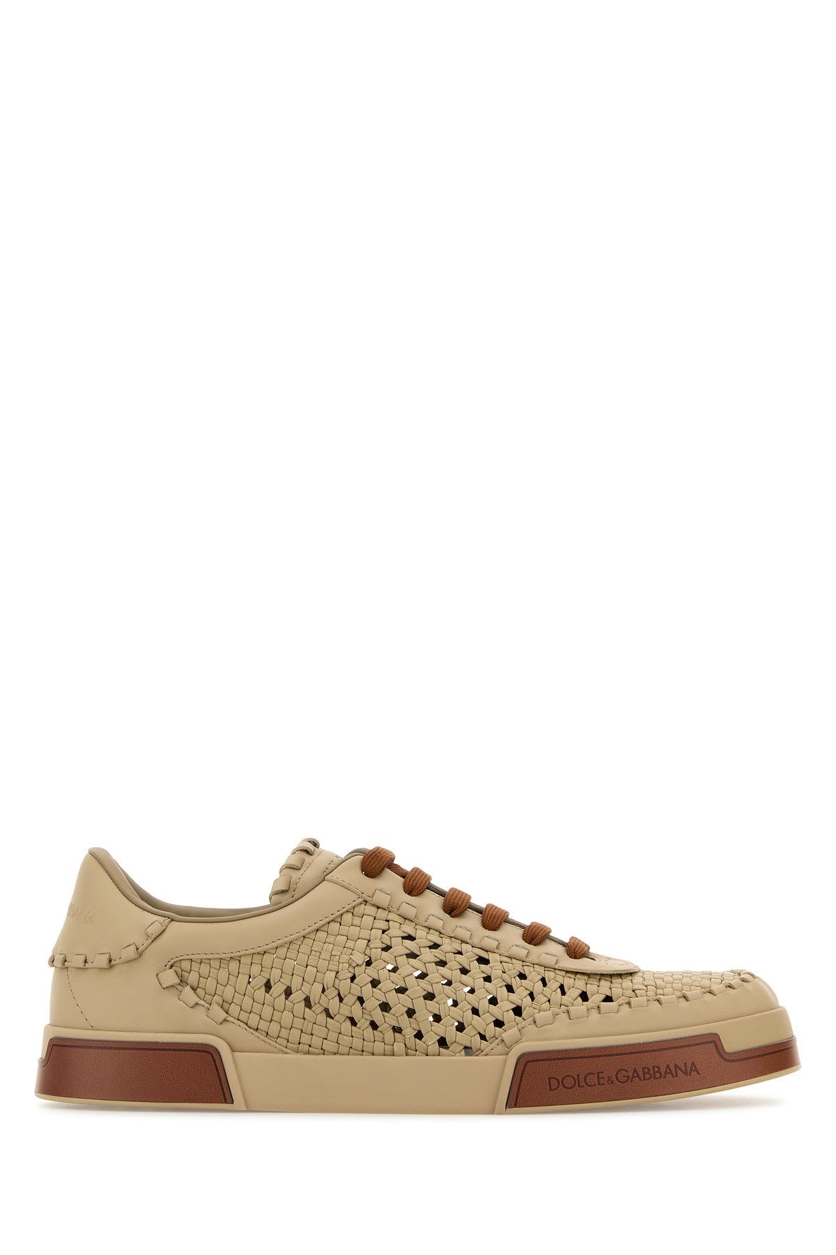 Cappuccino leather Portofino sneakers - 1