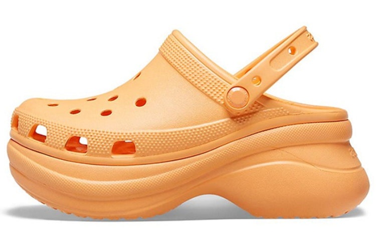 (WMNS) Crocs Classic Clog Retro Crocs Thick Sole Orange Small Whale Sandals 206302-801 - 2
