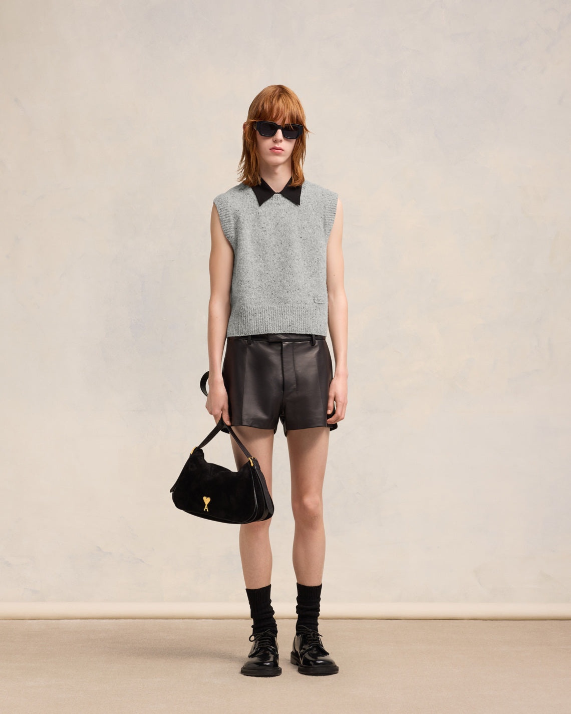 AMI EMBROIDERY SLEEVELESS SWEATER - 2