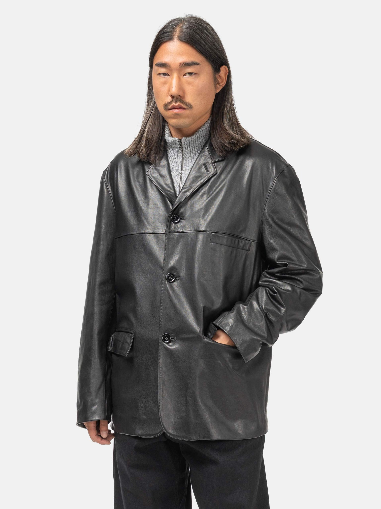 Leather SB Jacket Black - 4
