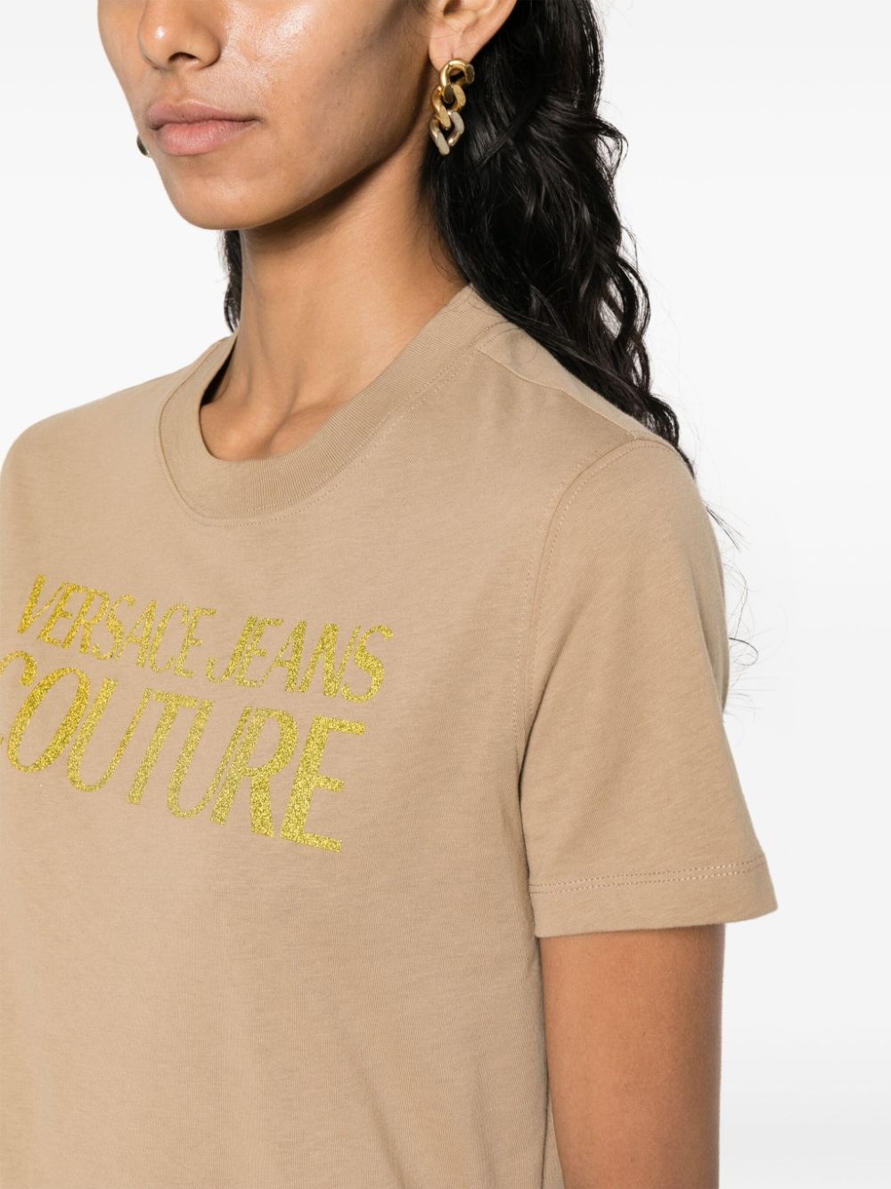 logo-print cotton T-shirt - 5