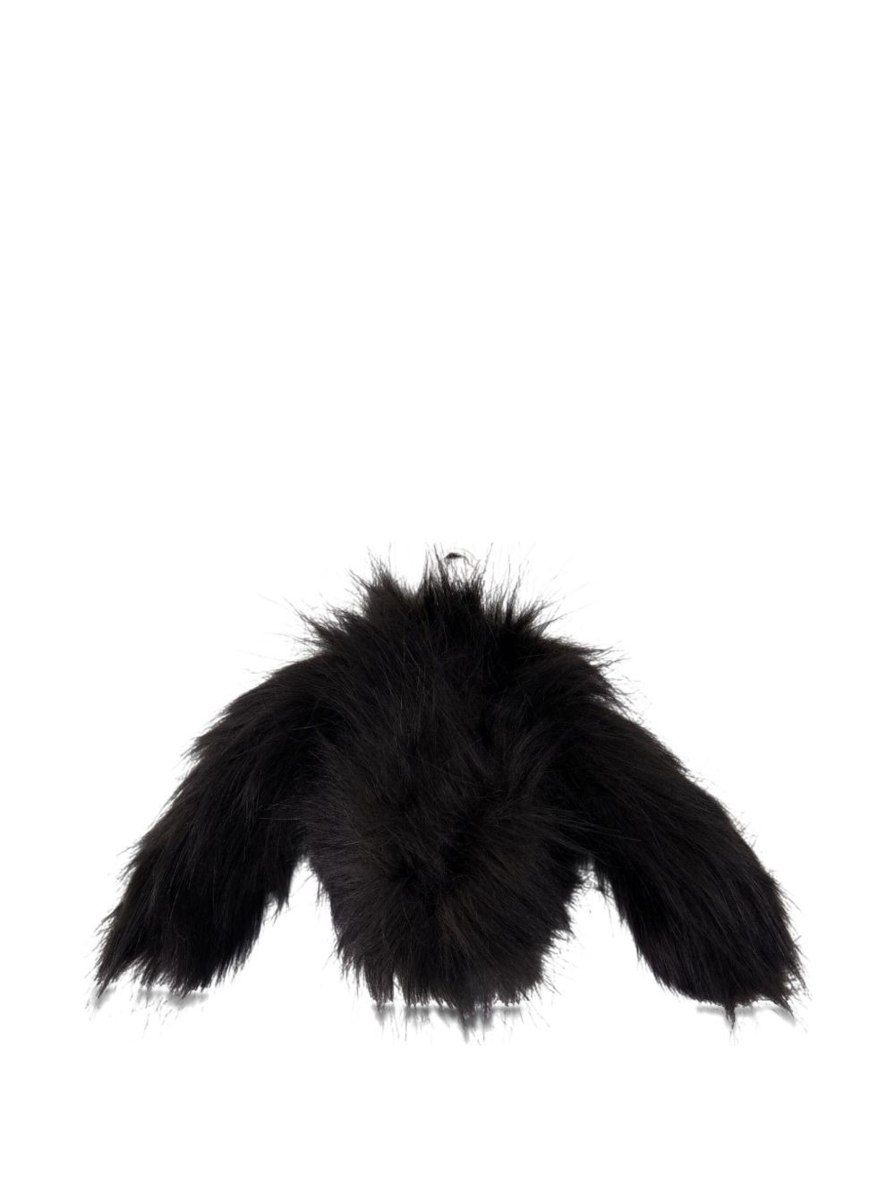 faux fur zip coin purse - 2