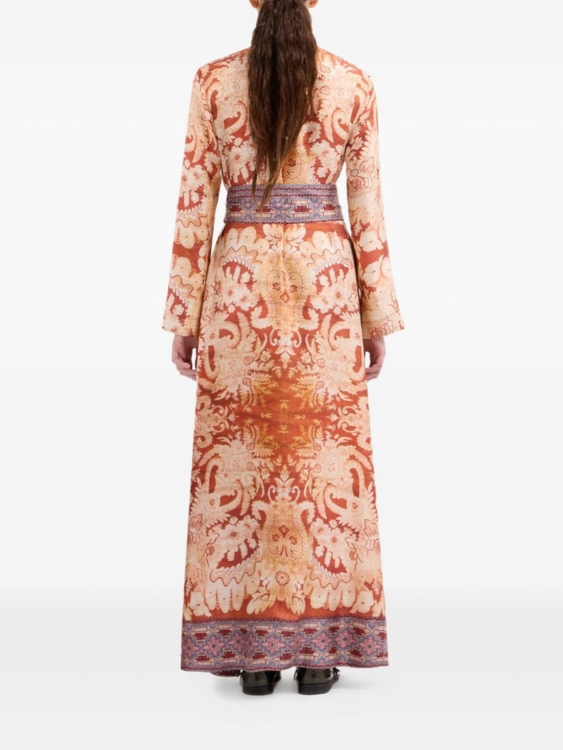 paisley-print maxi dress 3