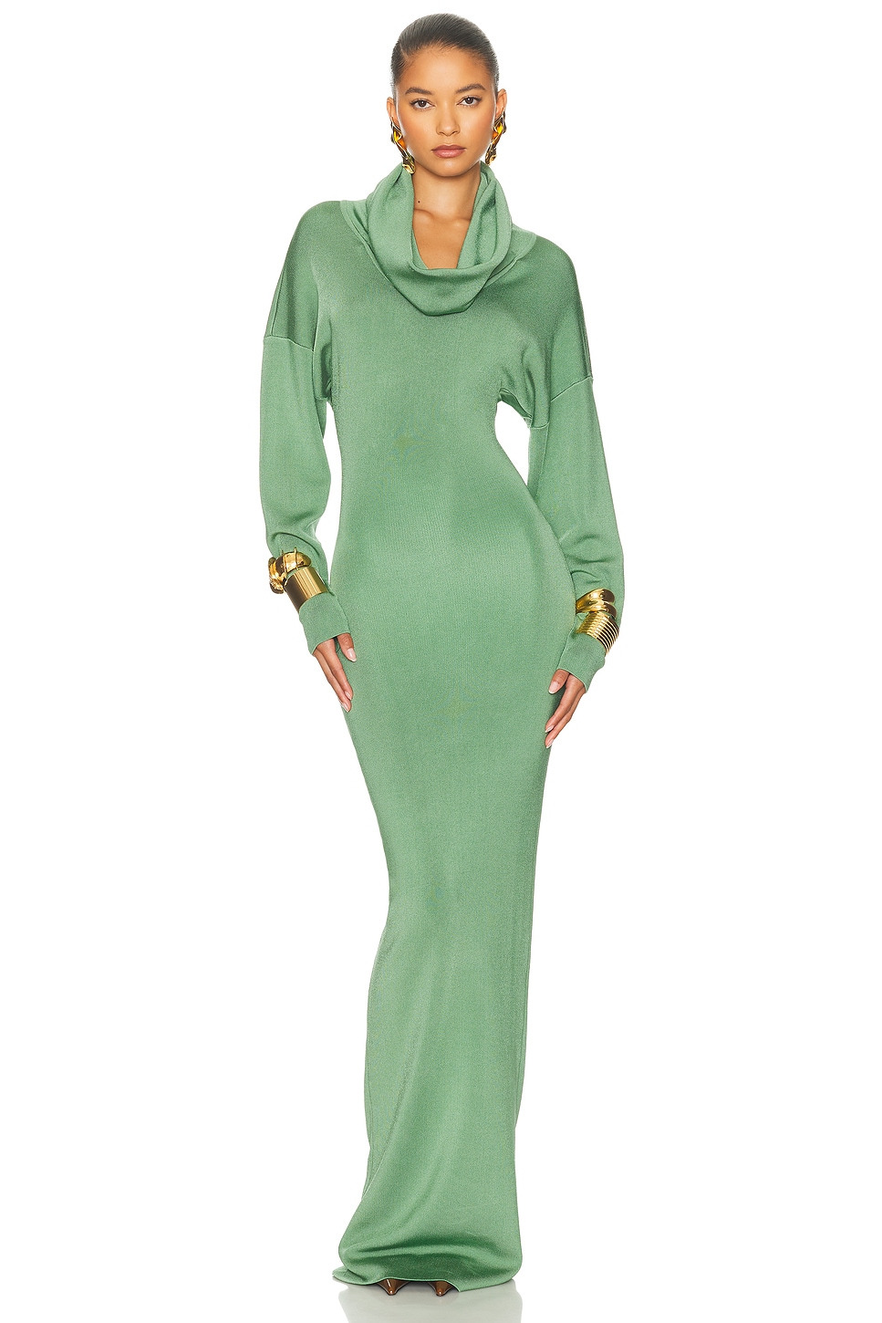 Emmalynn Cowl Shine Gown - 2
