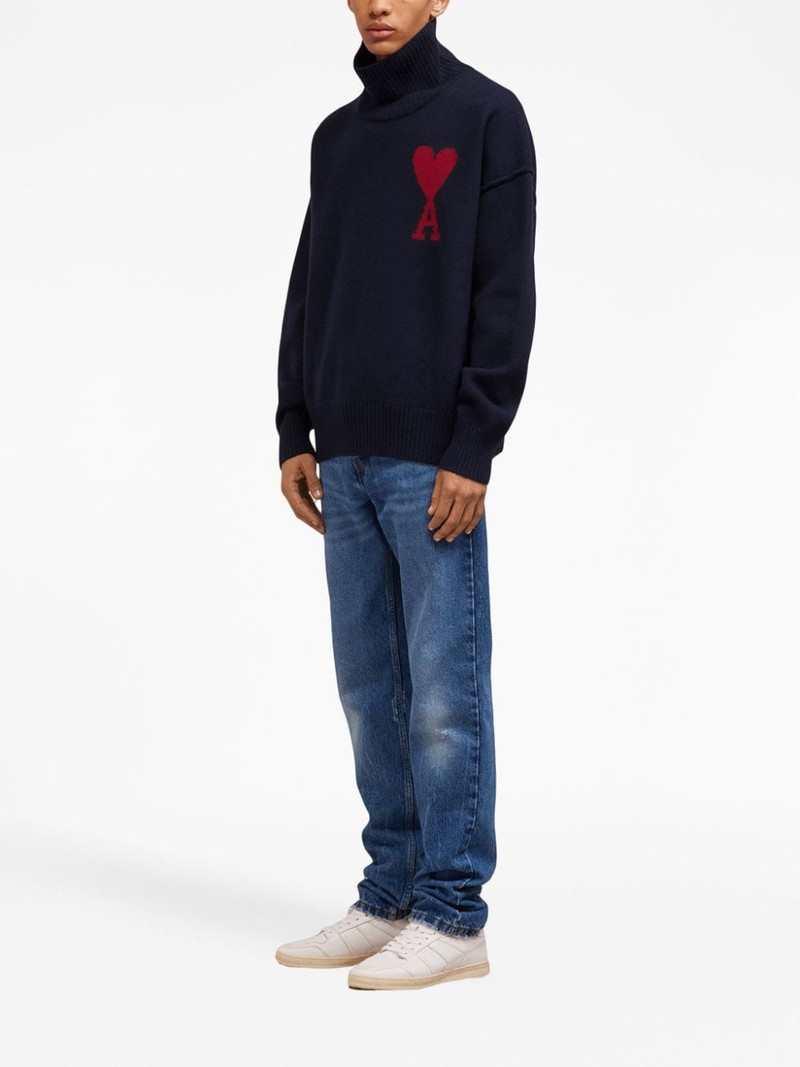 AMI Paris Ami de Coeur wool jumper outlook