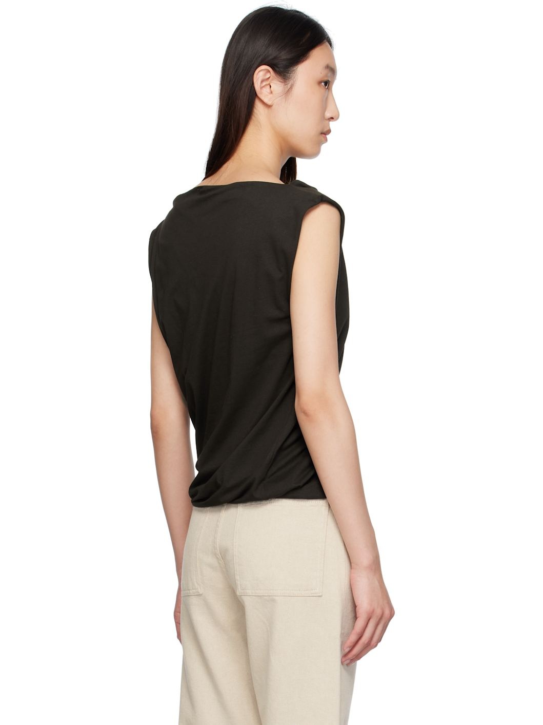Brown Turn Tank Top - 3