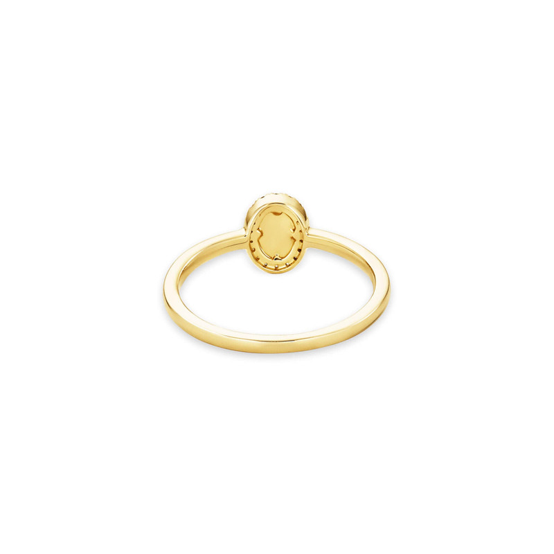 Marquee Diamond Initial Ring 4