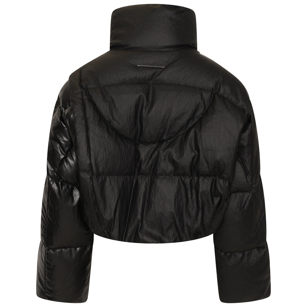 MM6 Maison Margiela x CHENPENG Cropped Puffer Jacket in Black