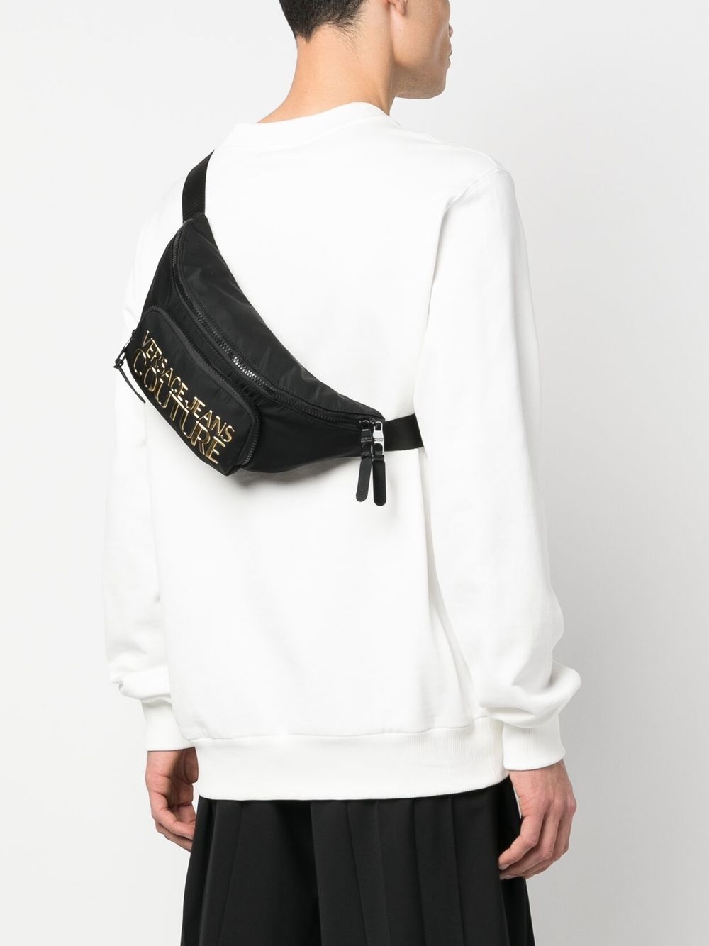 logo-print belt bag - 2