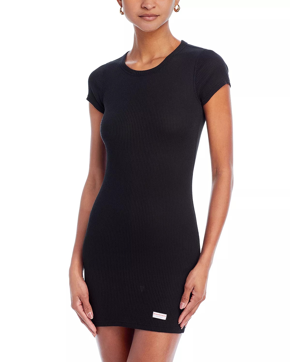 Short Sleeve Crewneck Dress - 1