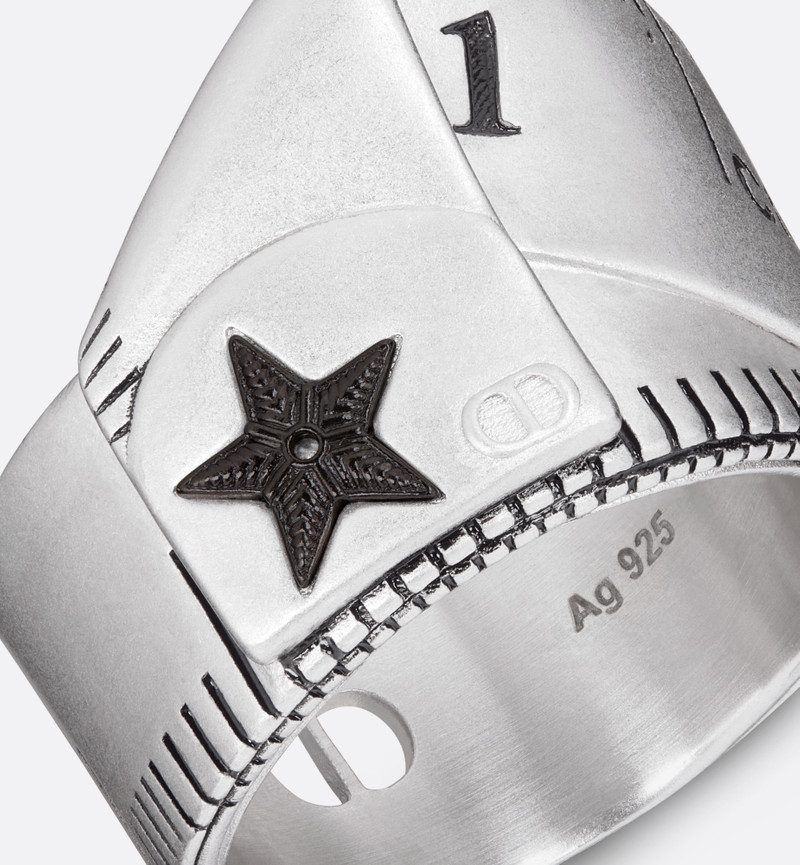 Dior Black Star Ring 5