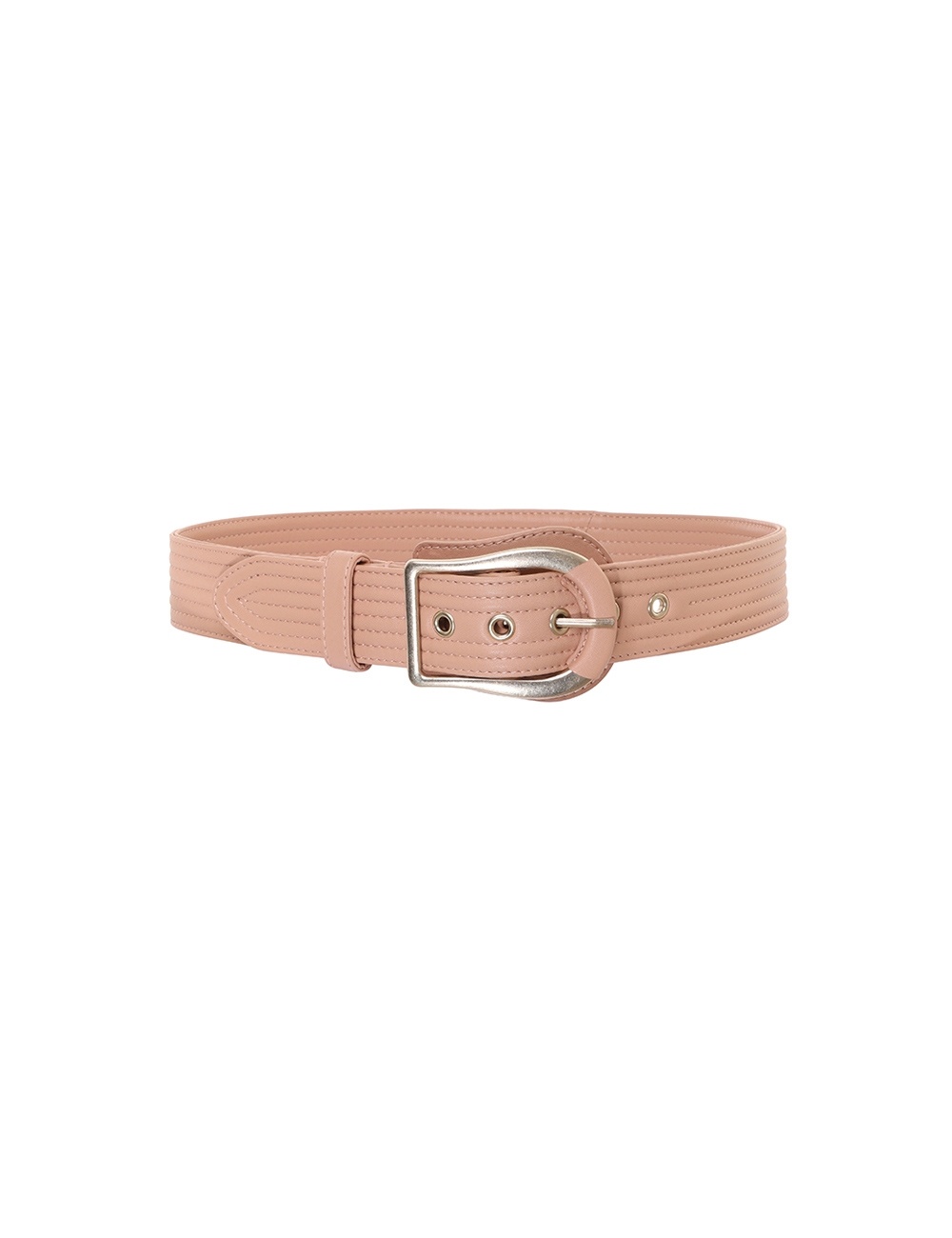 QUILTED LEATHER BELT - 1