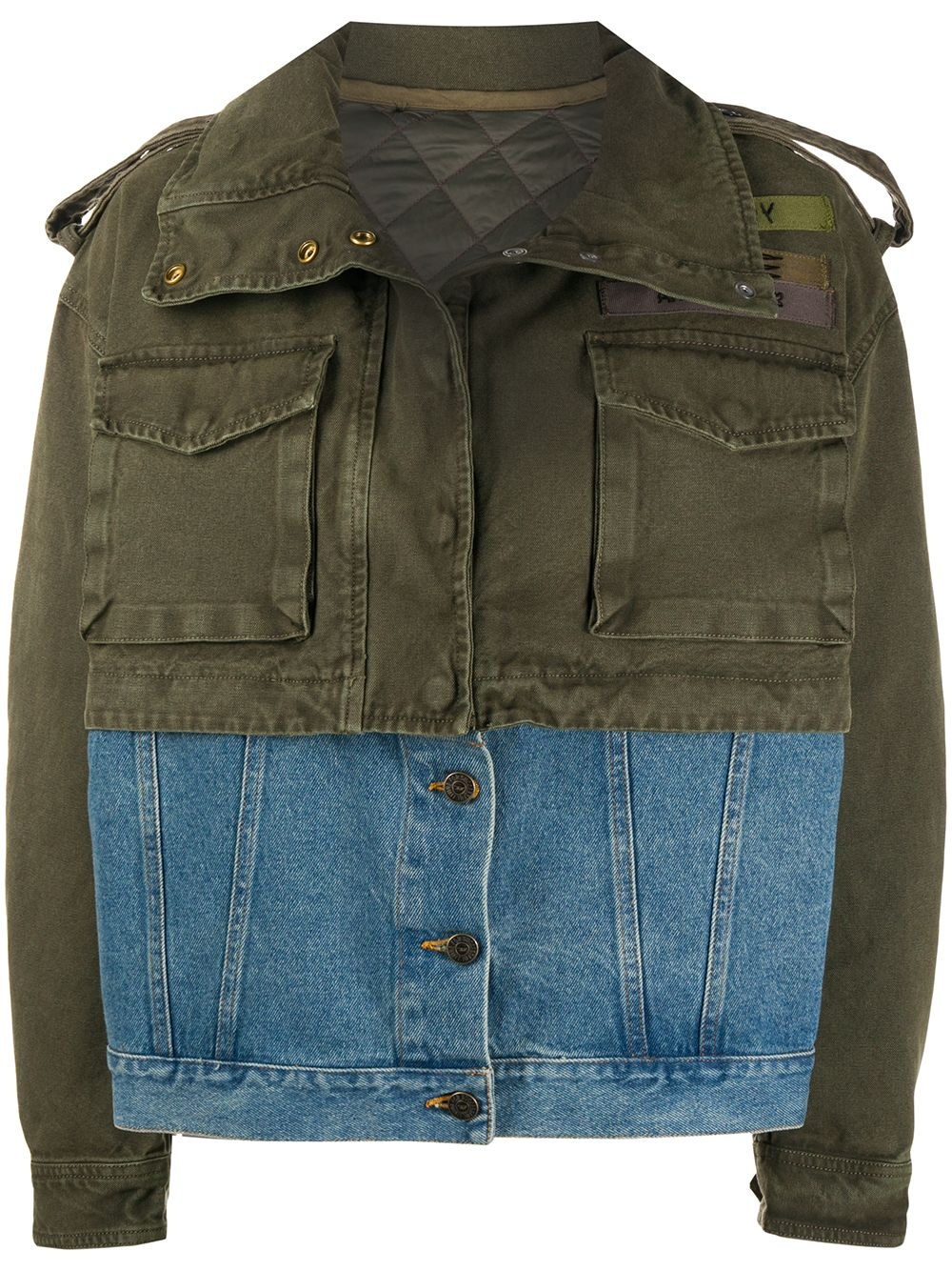 two-part military jacket - 1