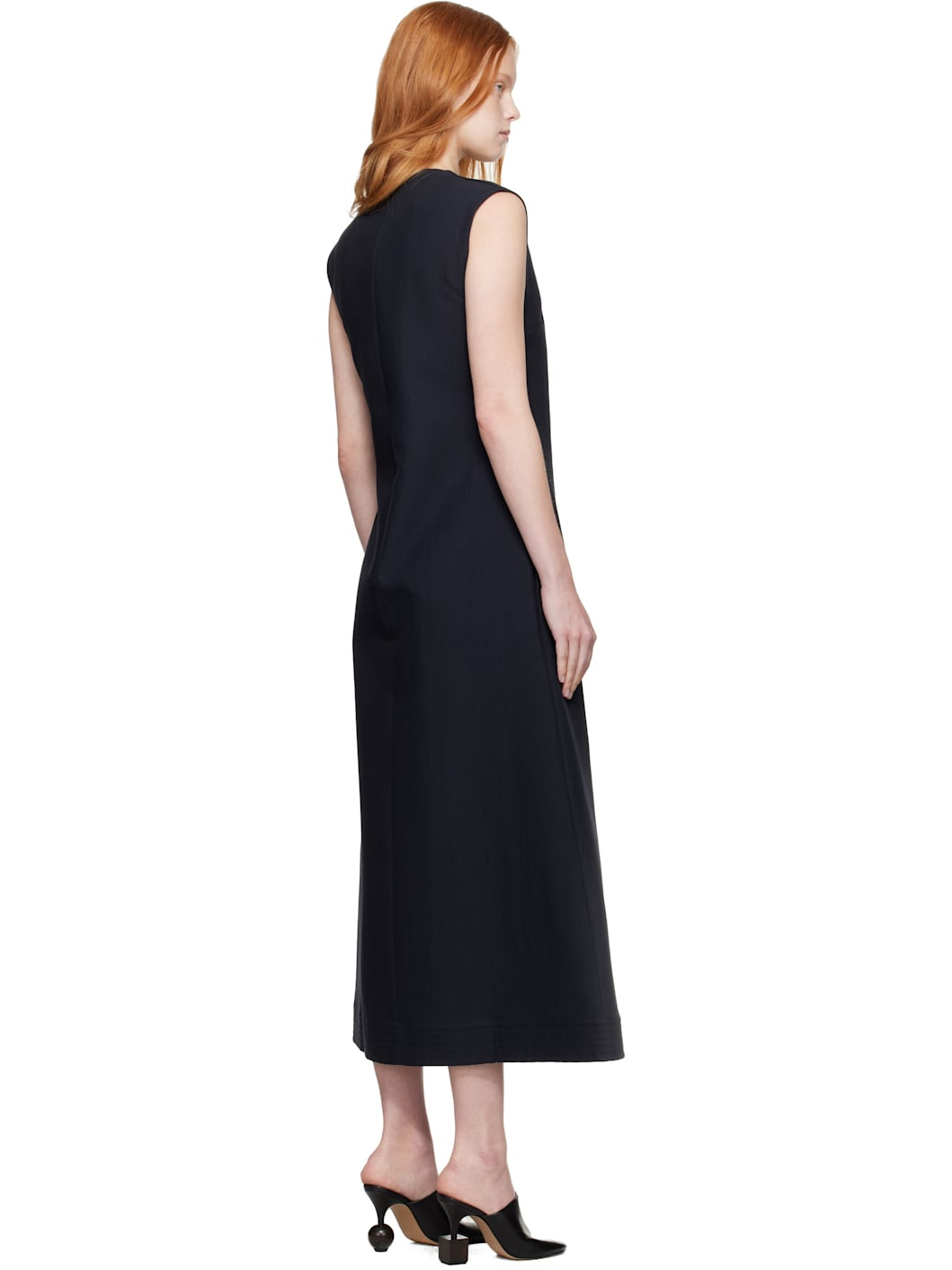 Navy Corus Midi Dress - 3