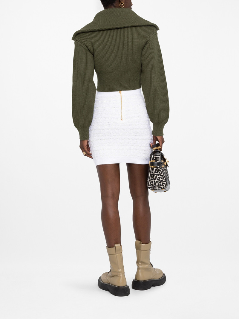 fitted tweed mini skirt 4