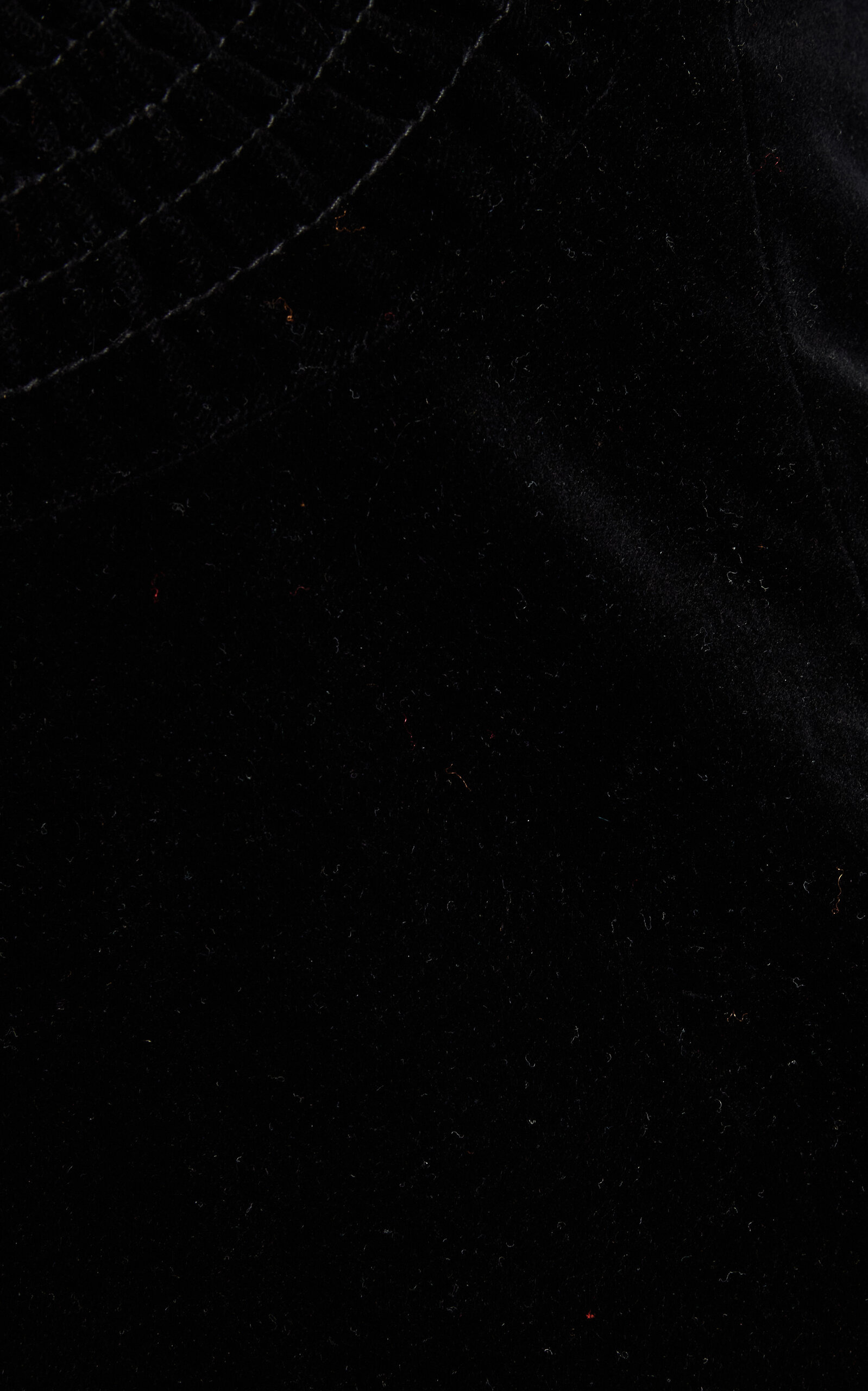 Split-Detailed Cotton-Velvet Maxi Dress black - 3