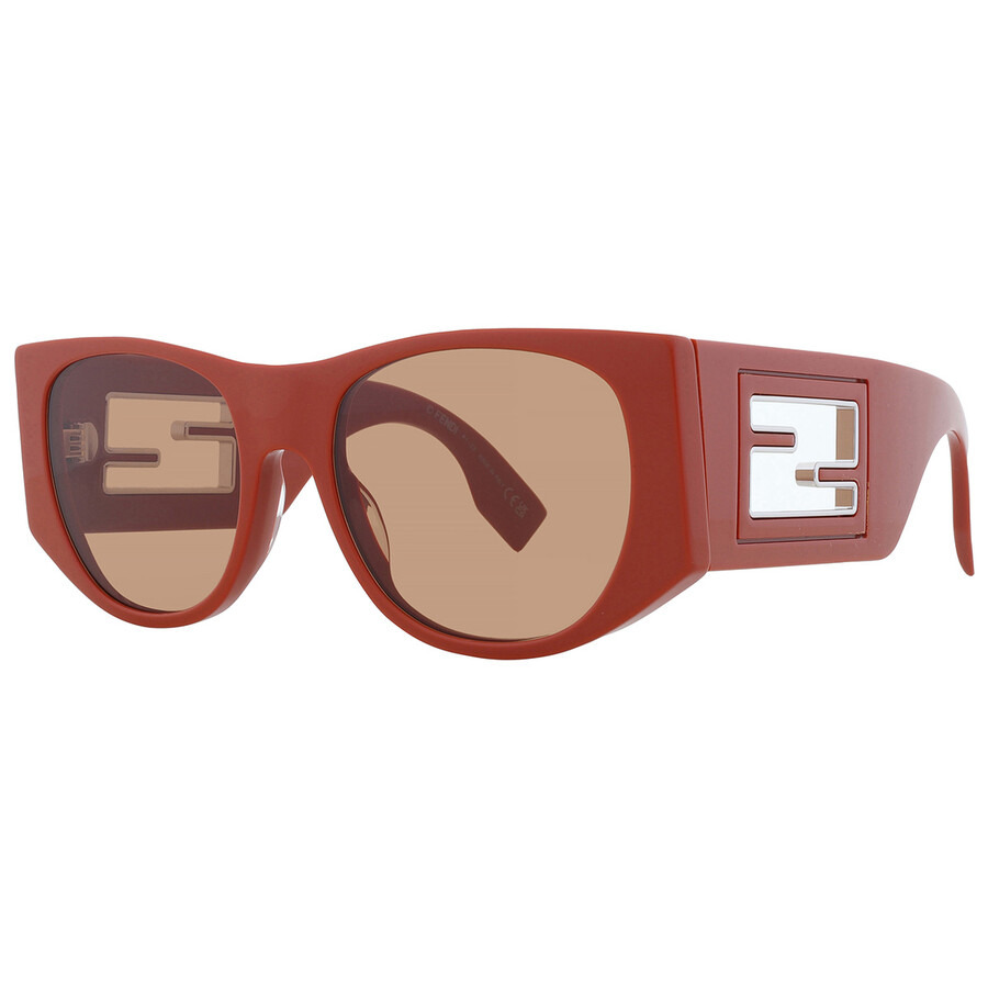 Fendi Brown Navigator Ladies Sunglasses FE40109I 50E 54 - 2