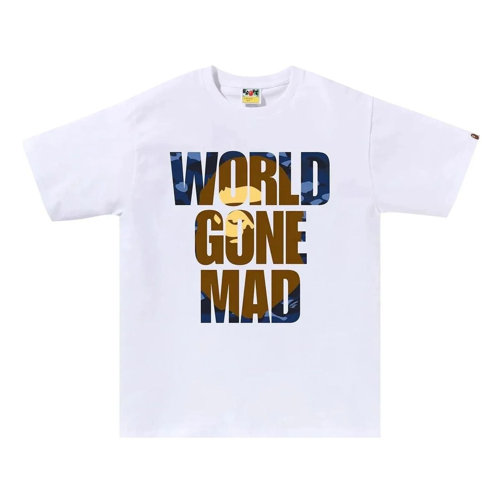 A Bathing Ape Color Camo WGM Ape Head Overlap T-Shirt 'White' 1K80-110-024-WHITE - 1