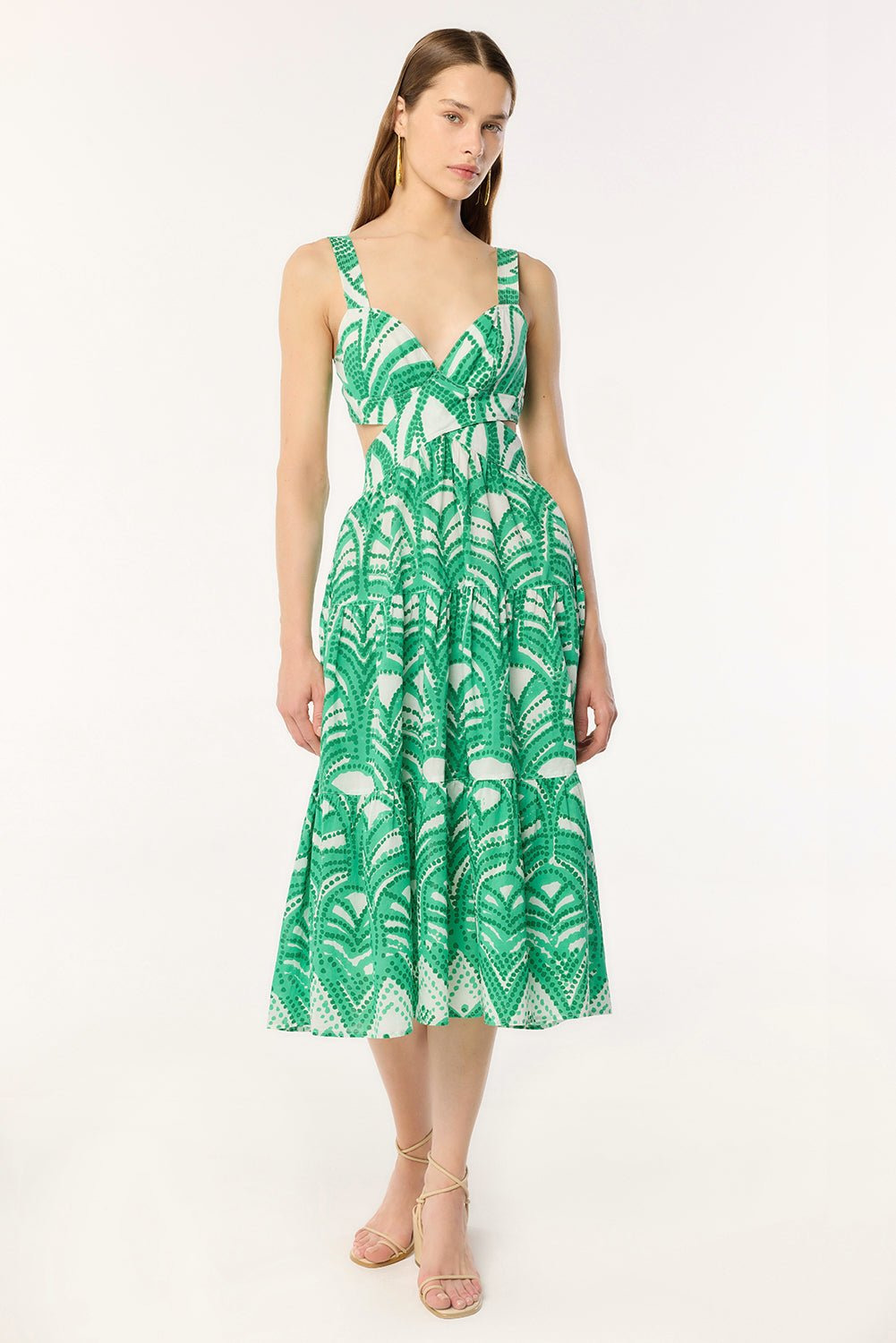 Long Dress Coco - Green Himba - 2