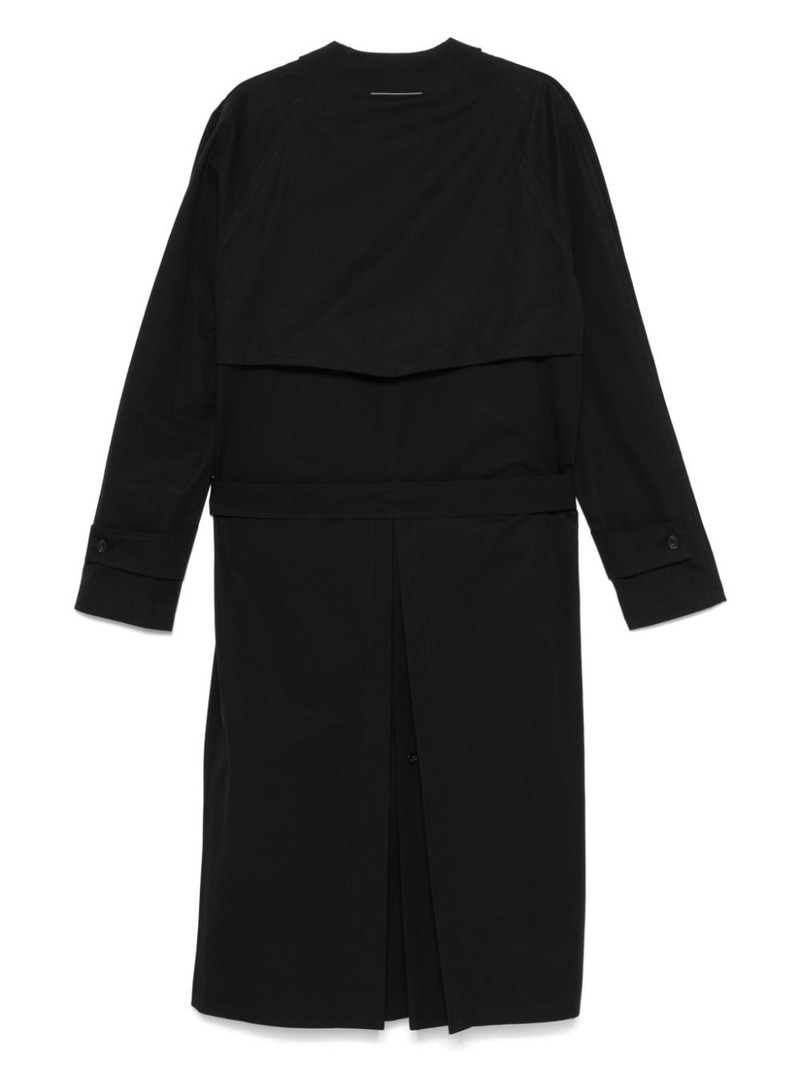 MM6 Maison Margiela belted trench coat outlook