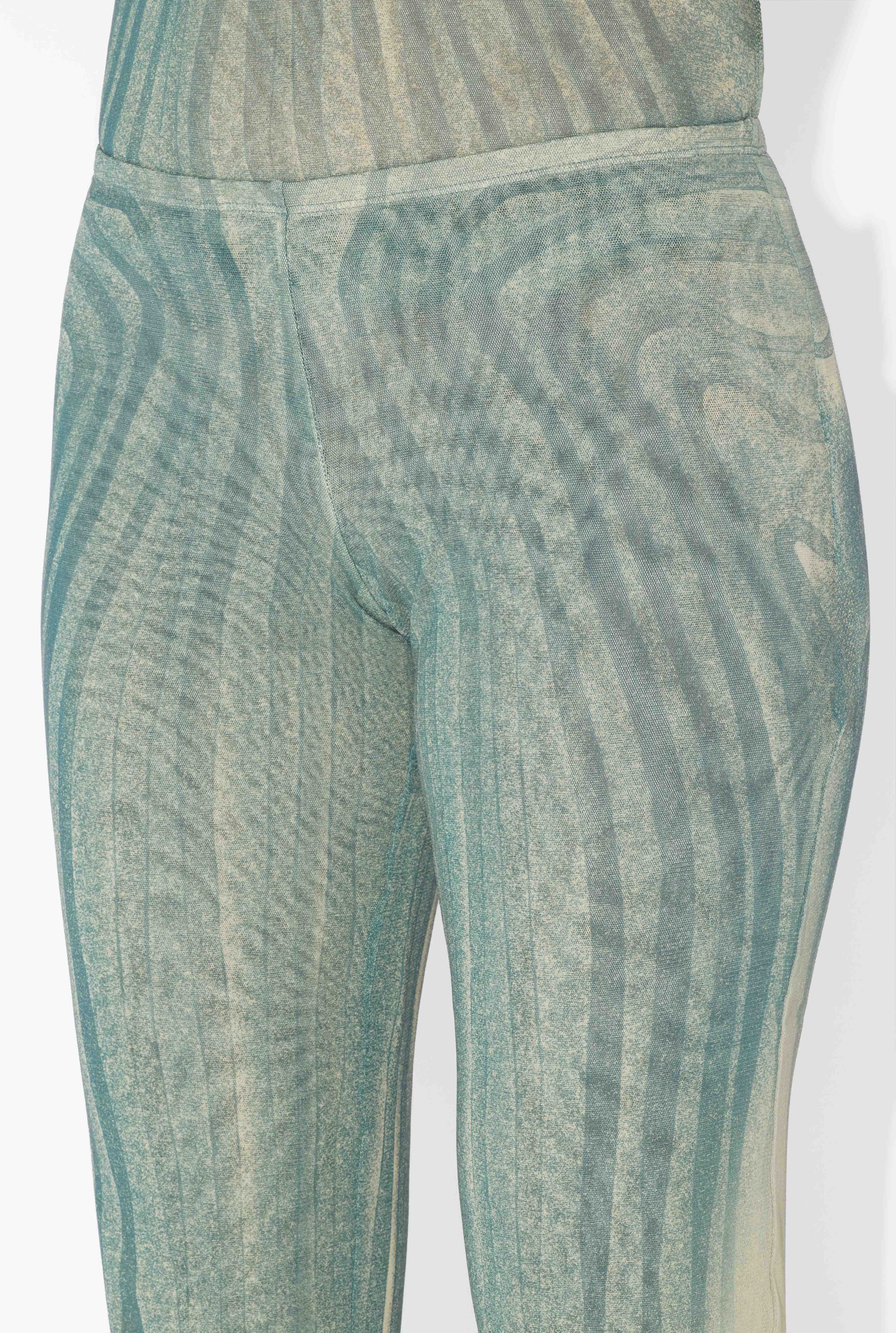 THE BLUE “SPIRALE” PANTS - 4