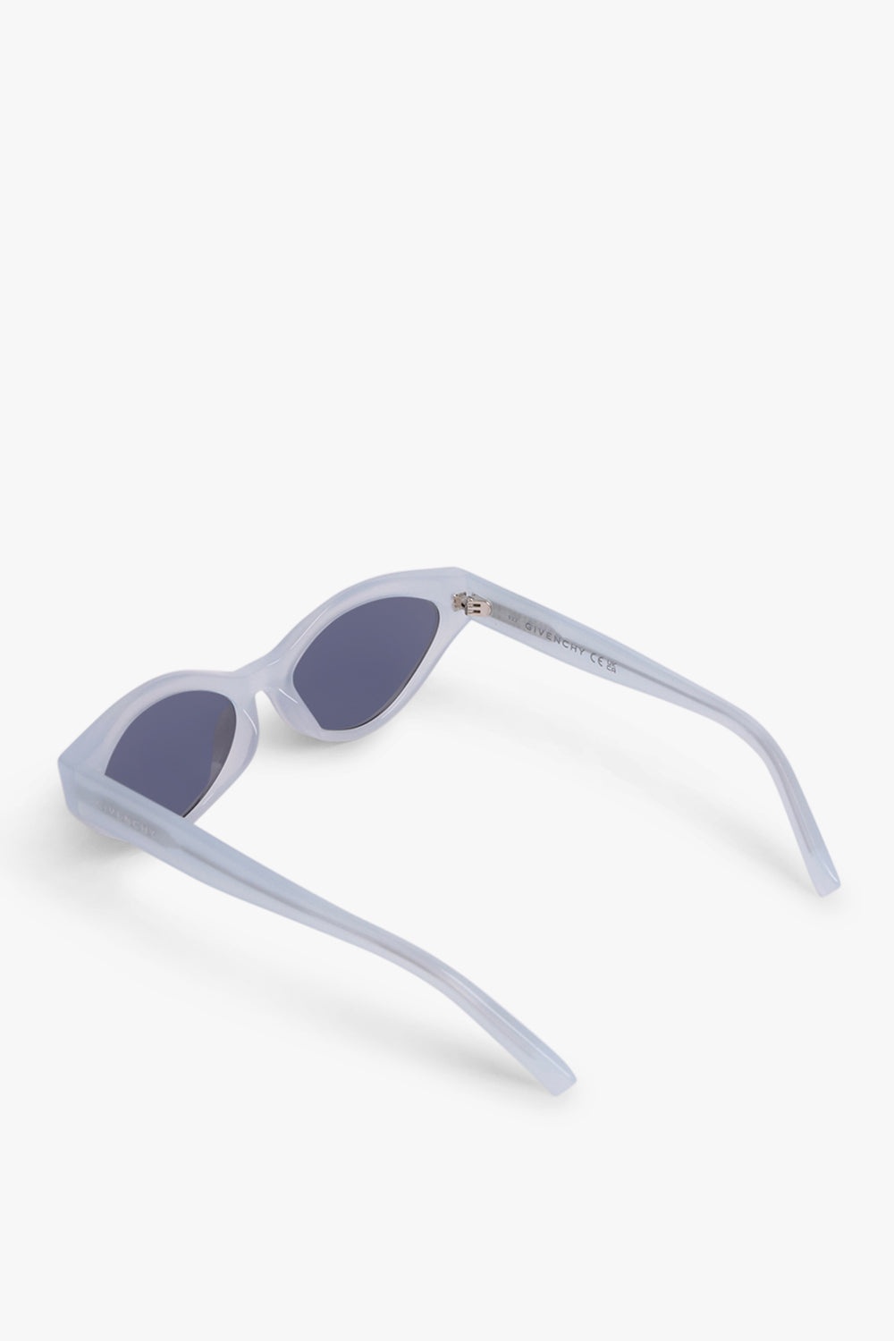 CAT EYE SUNGLASSES | CLEAR BLUE/BLUE - 3