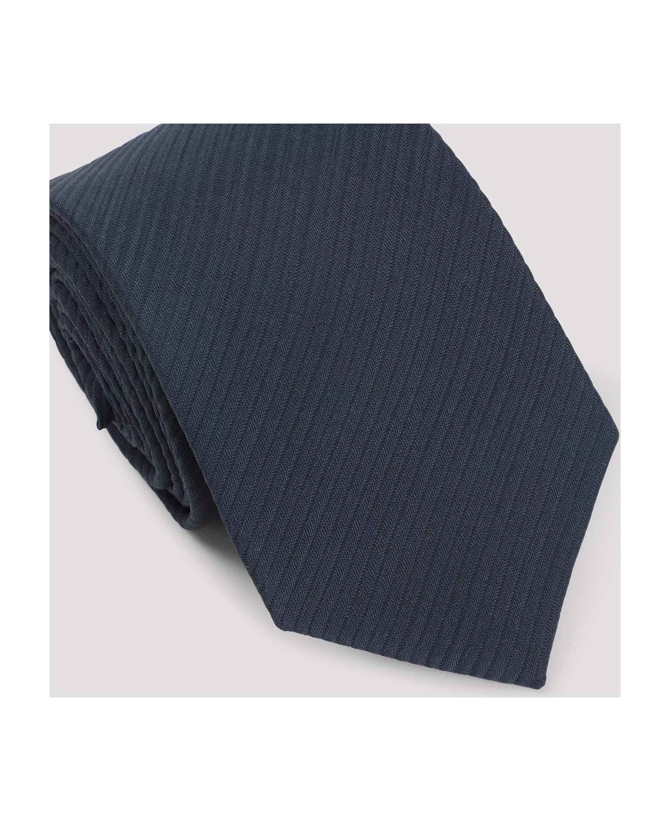 Viscose And Silk Tie - 4