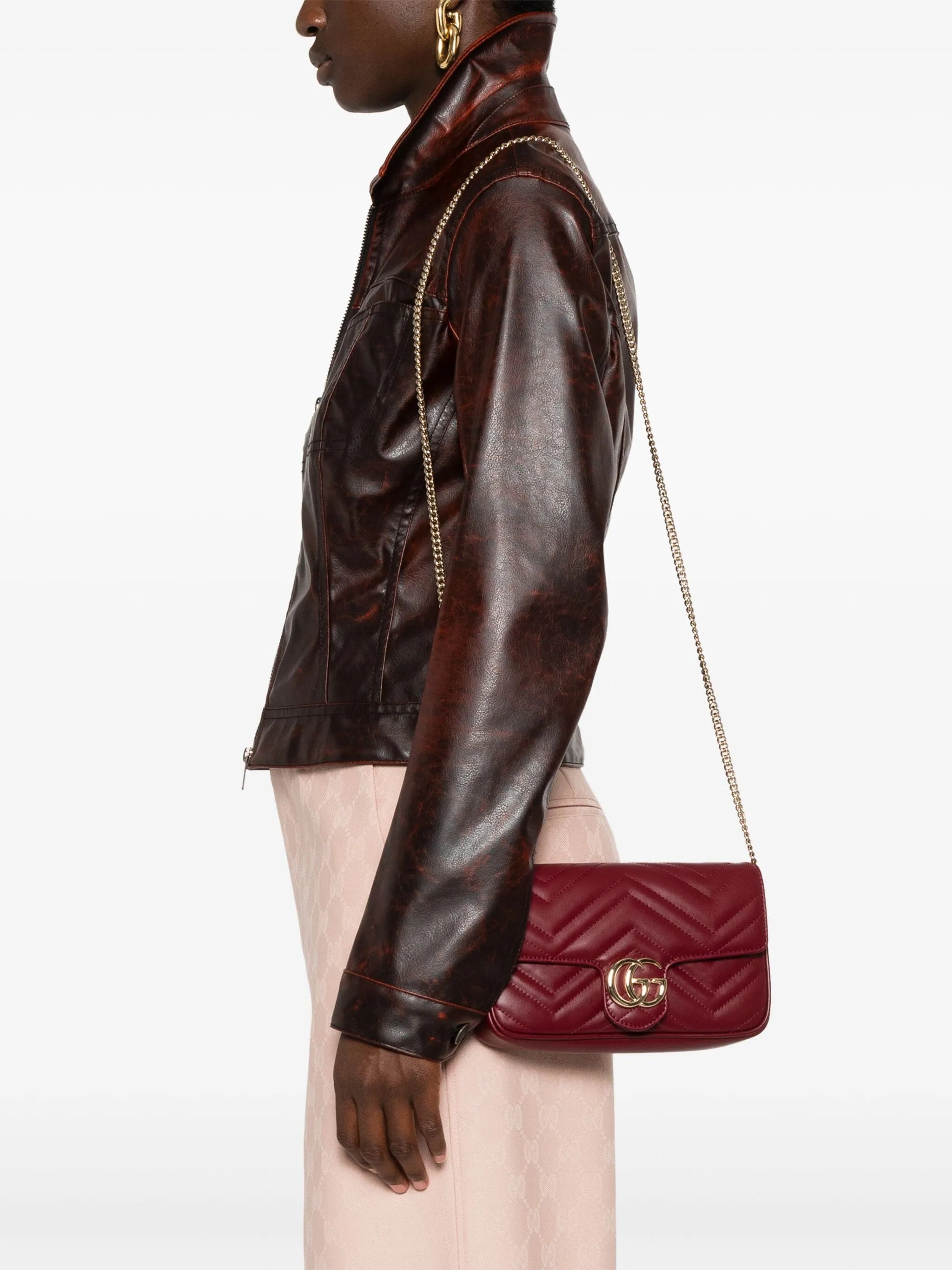 Gucci Mini Marmont Cross Body Bag - 6