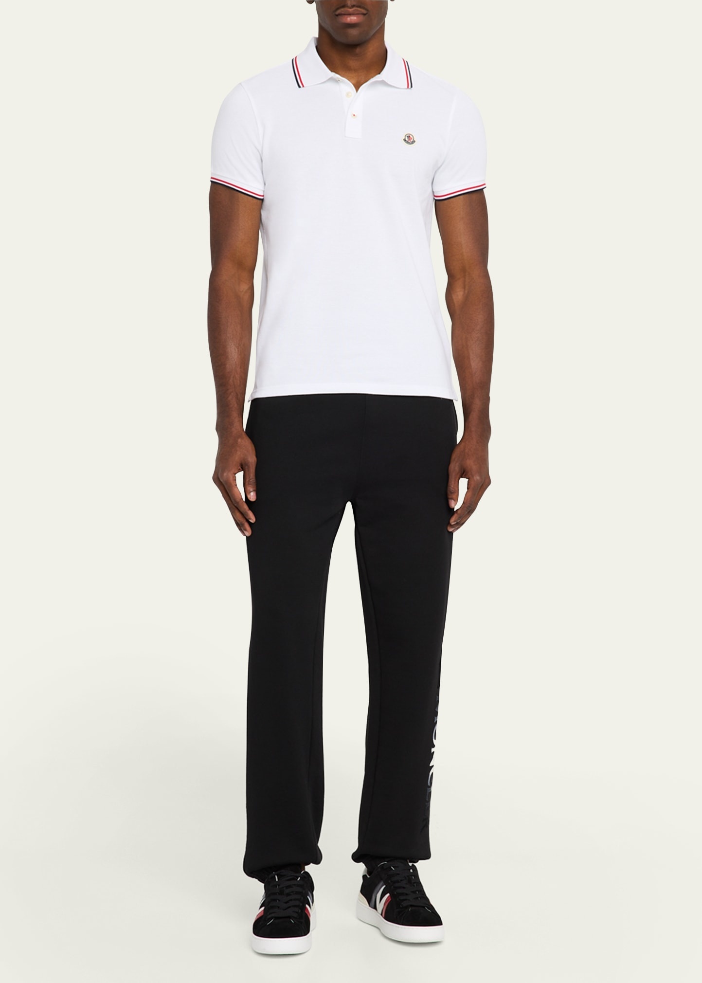 Men's Striped-Trim Polo Shirt - 2