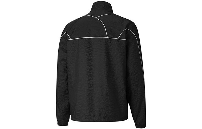 PUMA PUMA Sportswear Fit Long Sleeve Brand Logo Running Jacket 'Black' 599338-01 outlook